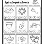 Spring Beginning Sound Worksheets.002