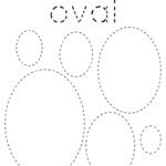 Ovals Tracing Worksheet – Tracing Shapes Worksheets – SupplyMe