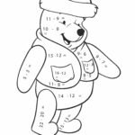 Winnie The Pooh Subtraction Color By Number coloring page