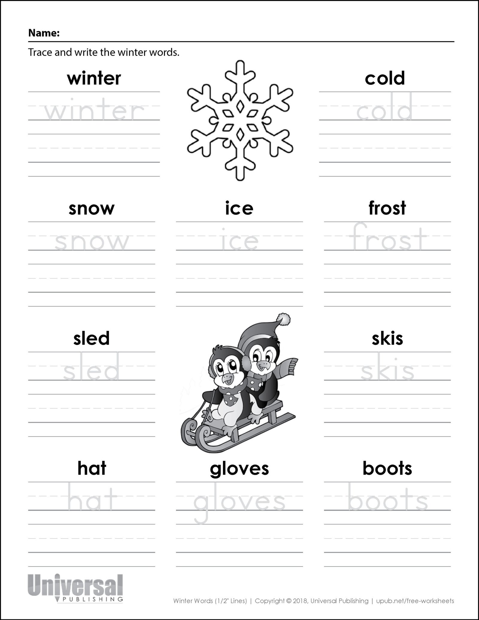 Winter Activities | Free Printables - Universal Publishing Blog Winter Activities | Free Printables - Universal Publishing Blog