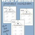 just Sweet and Simple: Preschool Practice: Word Family Worksheets