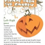 Free Printable Halloween Left Right Game