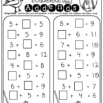 Missing Addend Worksheets | Fall math, First grade math, Kindergarten …