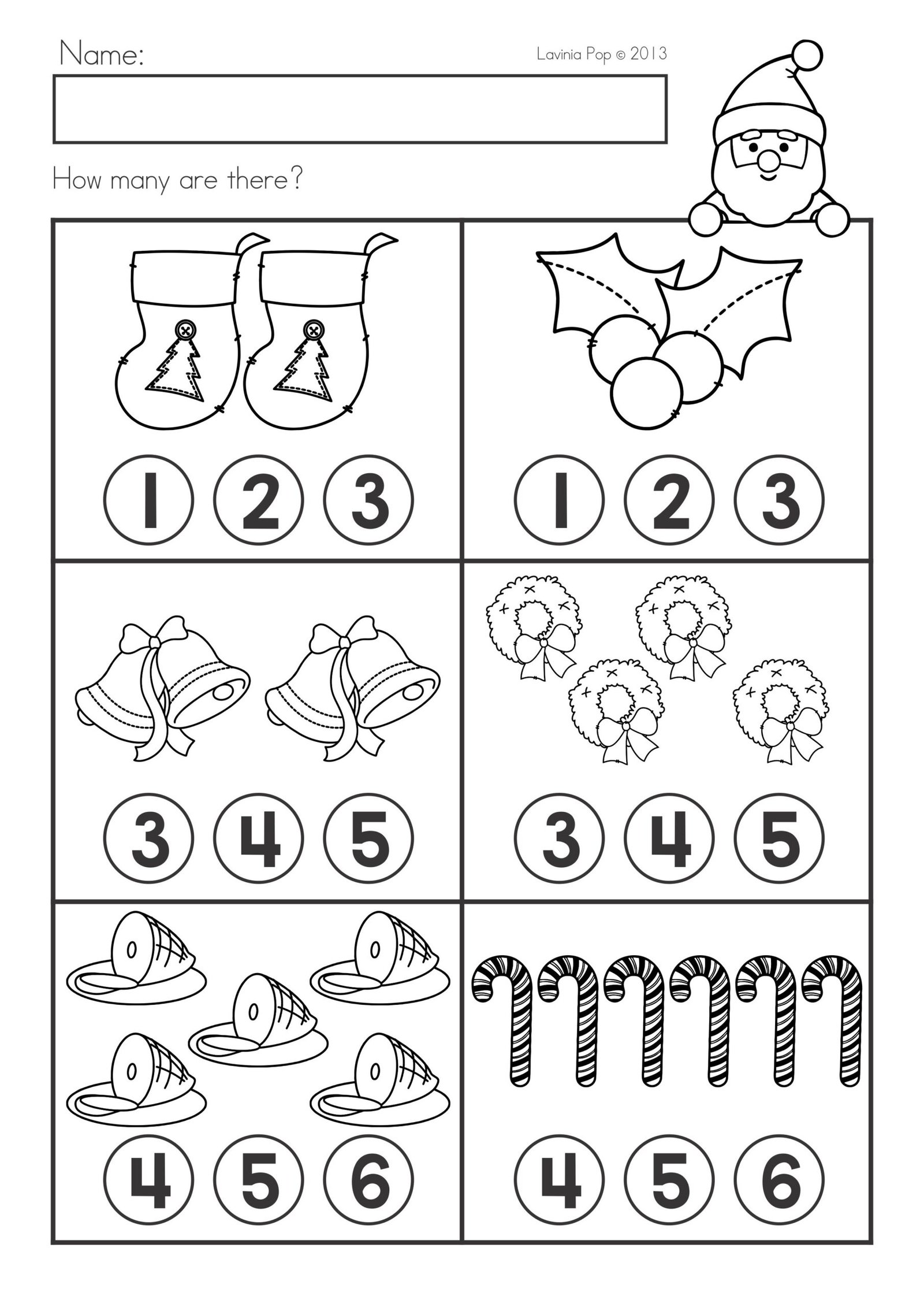 Christmas Math & Literacy Worksheets & Activities No Prep | Anaokulu ... Christmas Math & Literacy Worksheets & Activities No Prep | Anaokulu ...