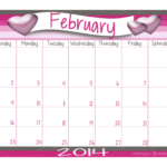 FREE Download – February Printable Calendar