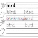 Birds Themed Handwriting Worksheets Bird Handwriting Worksheet