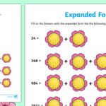 Spring Expanded Form Math Worksheet / Worksheet – Twinkl
