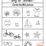 Preschool Worksheets Big And Small | Preschool Worksheets
