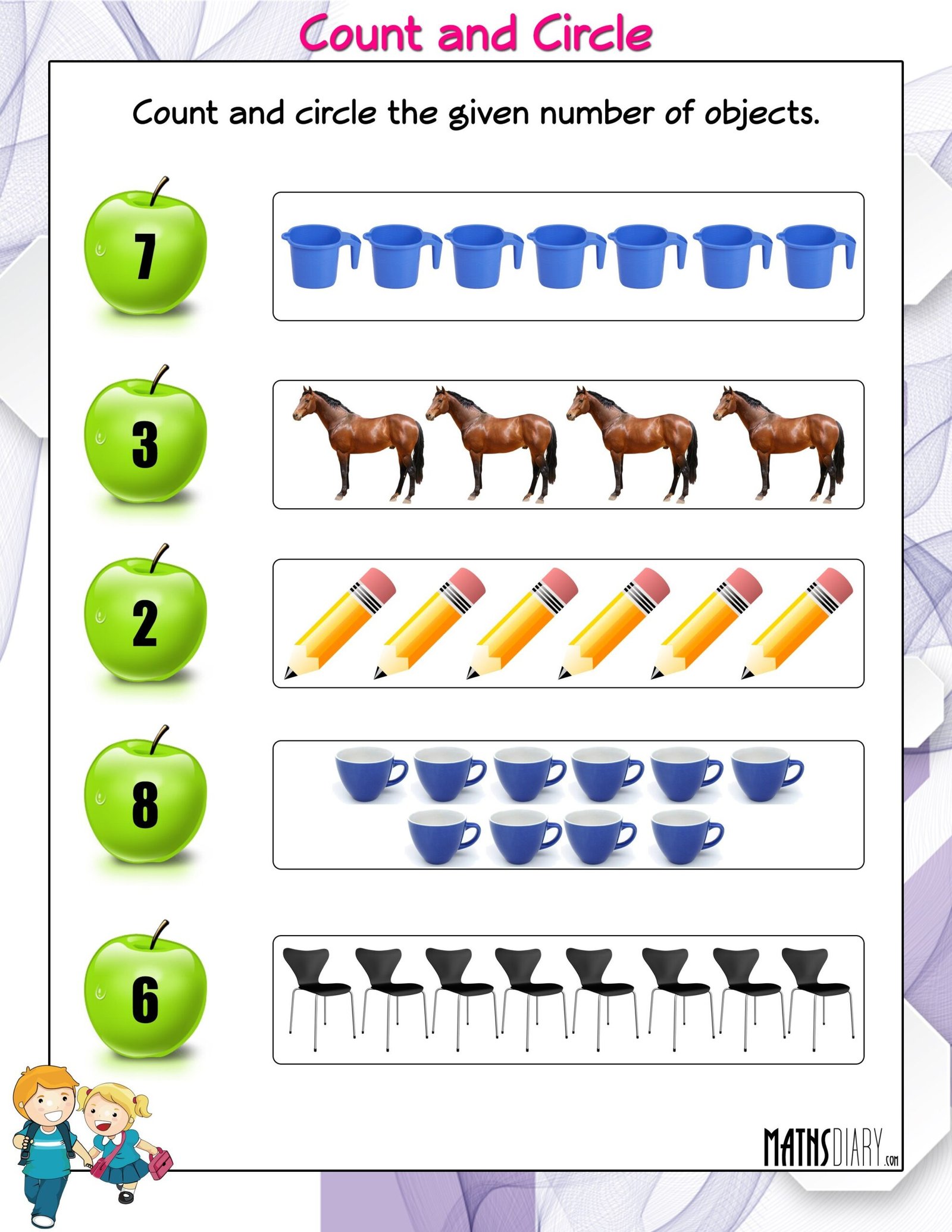 Counting – LKG Math Worksheets Counting – LKG Math Worksheets