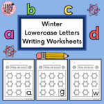 Winter Lowercase Letters Worksheets Winter Alphabet Lowercase Letters Writing Worksheets | Made By Teachers