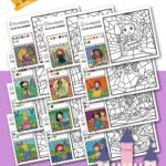 12 Free Printable Disney Princess Color By Number Pages – Made with HAPPY
