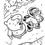 Color By Number: Pooh With Tigger Pooh Bear and Tigger need some color. Follow the numbers and watch them …