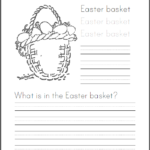 Easter Basket Writing Practice | Student Handouts