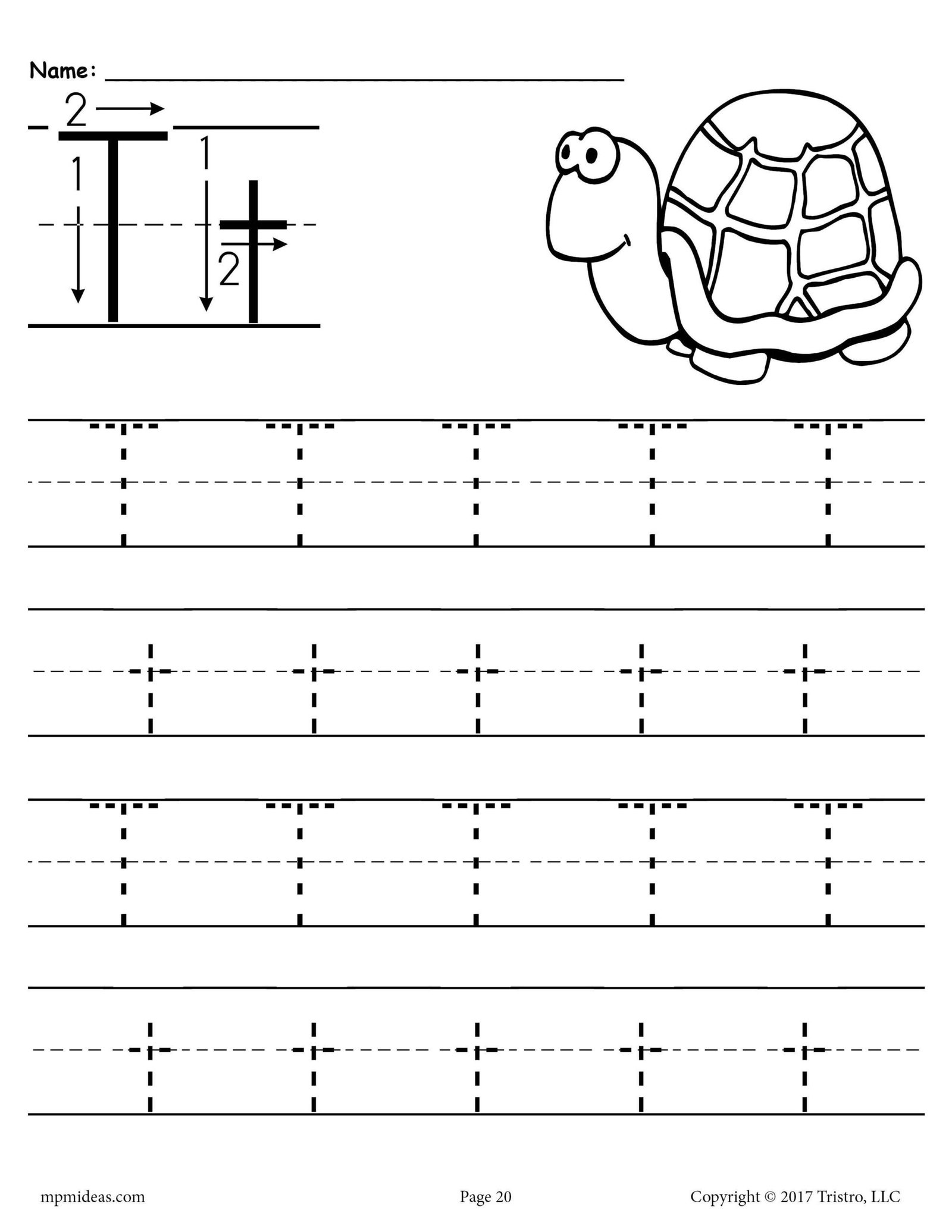 Printable Letter T Tracing Worksheet! | Letter t worksheets, Letter ... Printable Letter T Tracing Worksheet! | Letter t worksheets, Letter ...