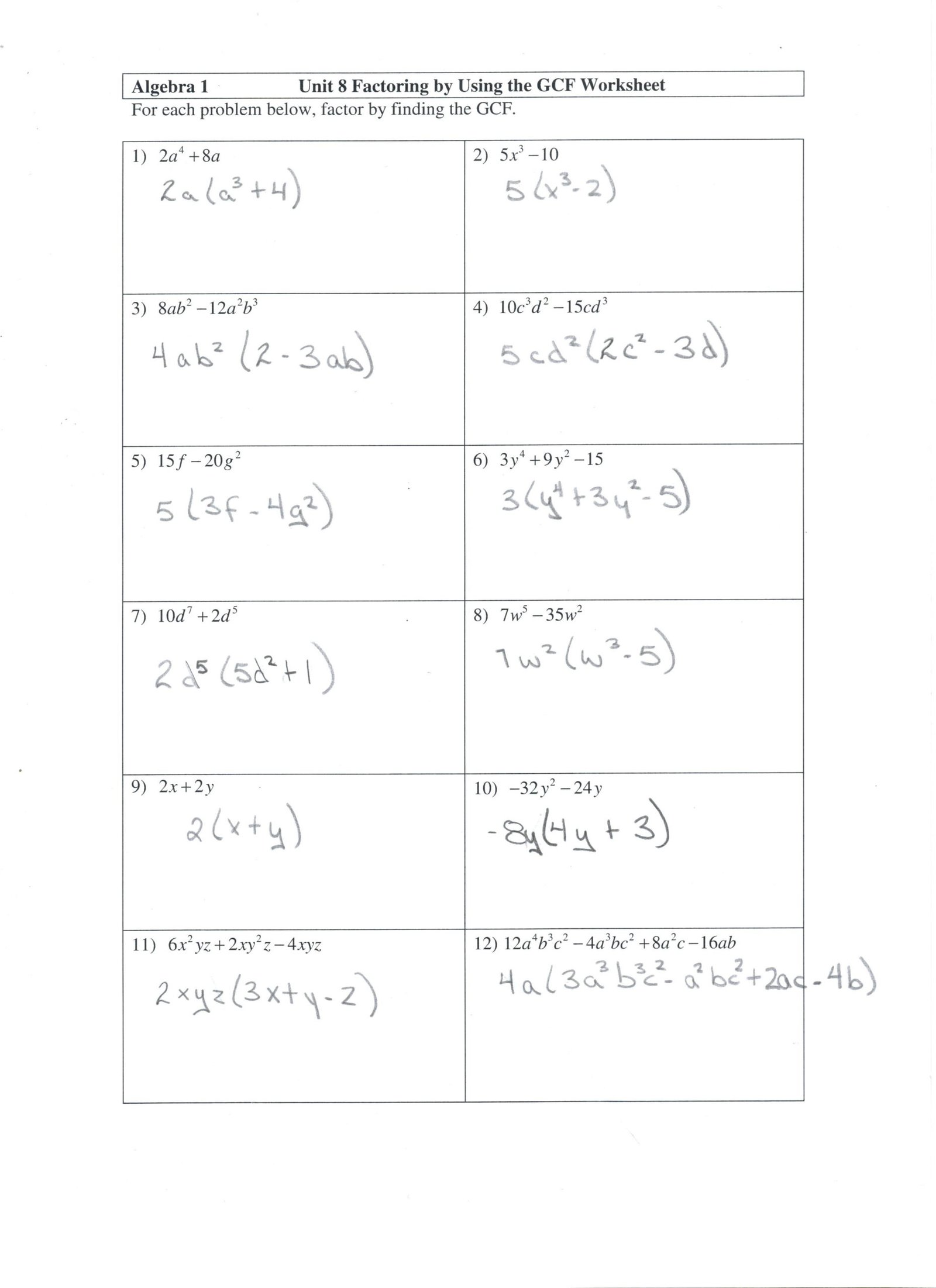 Factoring Polynomials Worksheet With Answers Algebra 2 Kuta — db-excel.com Factoring Polynomials Worksheet With Answers Algebra 2 Kuta — db-excel.com