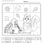 Fall Read And Color Worksheets Fall Color by Number Worksheet – Free Printable, Digital, & PDF