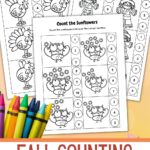 Fall Count To Twenty Worksheets Fall Counting Activity Sheet (up To 20 Objects 63E