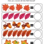 Autumn Counting Worksheets Crafts,Actvities and Worksheets for Preschool,Toddler and Kindergarten