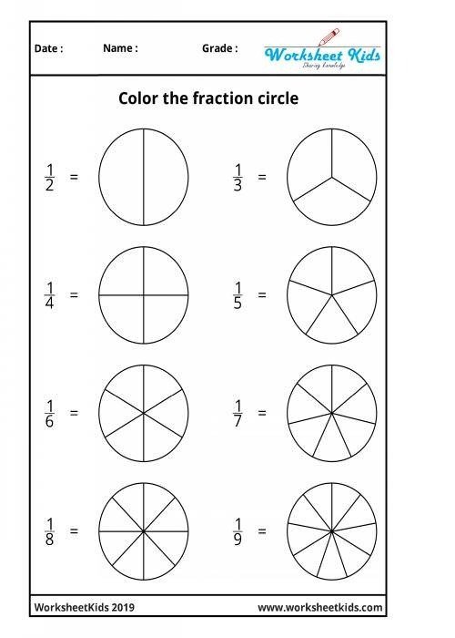 Fractions Worksheets For Grade 1 - Worksheets Master Fractions Worksheets For Grade 1 - Worksheets Master