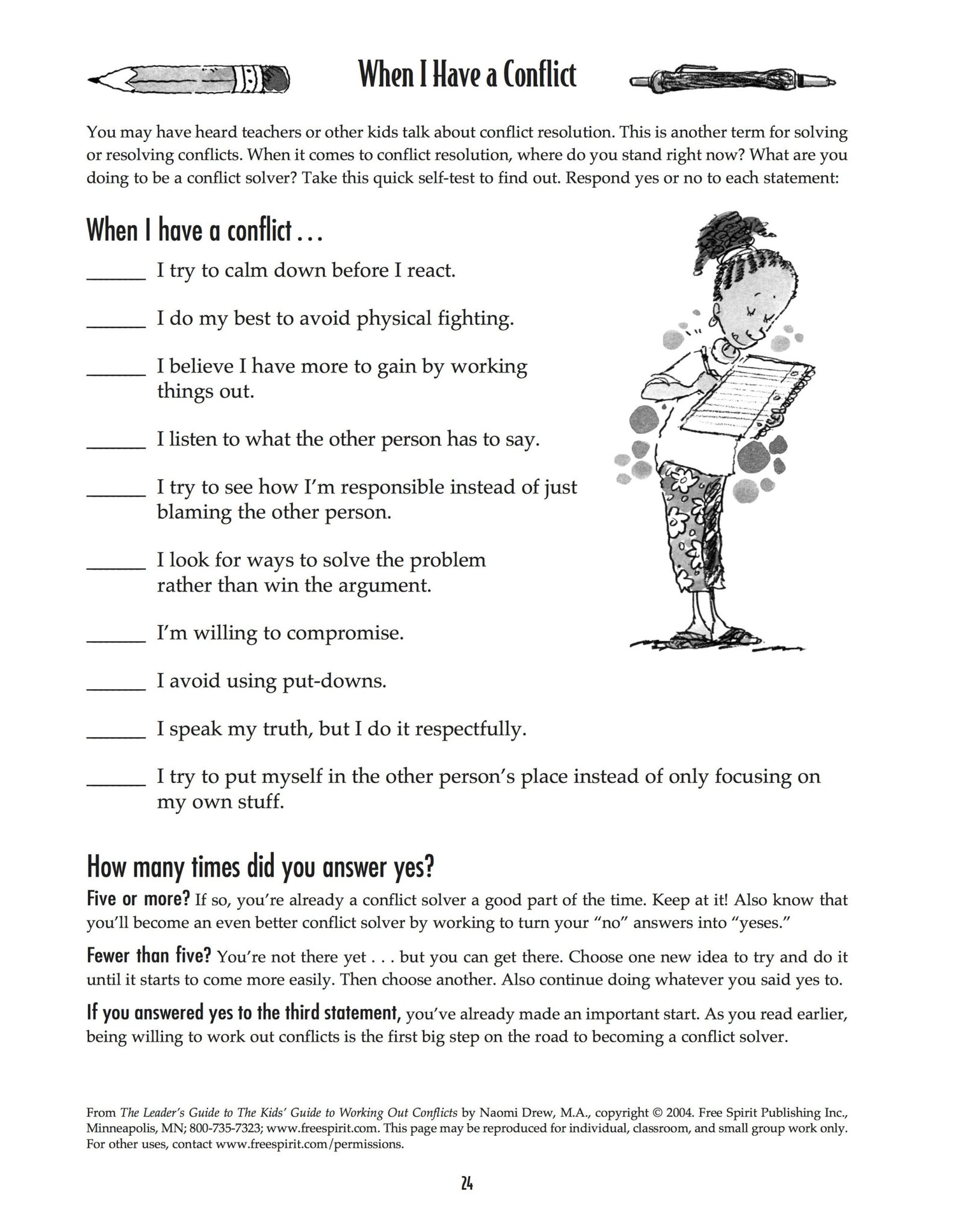Free Printable Self Control Worksheets - Lexia's Blog
