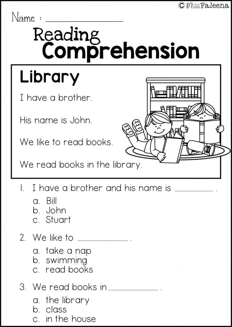 Free Reading For 4th Grade Worksheets - Worksheets Day