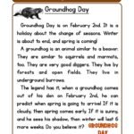 Groundhog Day Reading Comprehension Worksheet by Teach Simple