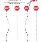 Scissor Skills Cutting Worksheet for Kids – Etsy