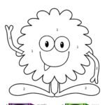 Monster Color by Number, Color Recognition, Number Recognition, Fine …