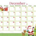 Printable December Calendar