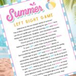 Summer Left Right Game Summer Left Right Poem Summer Family Reunion …