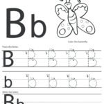 Letter B Tracing Sheet | AlphabetWorksheetsFree.com