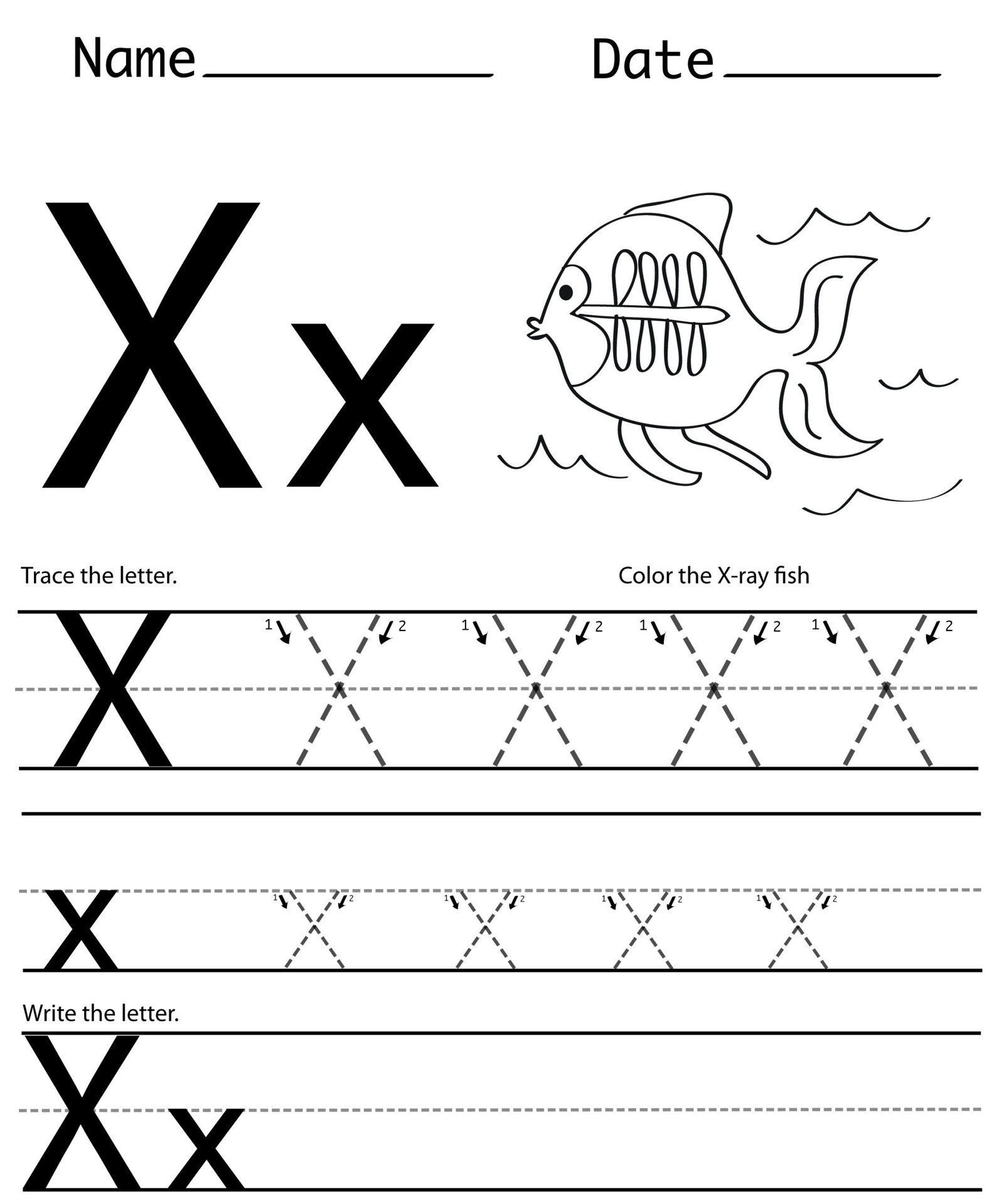 letter-x-printables-worksheets - Preschool Crafts letter-x-printables-worksheets - Preschool Crafts