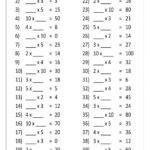 Dodging Tables 2 To 20 Worksheets – Free Printable