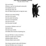 My Cat Is Always Hiding Reading Comprehension Worksheets – WorksheetsCity