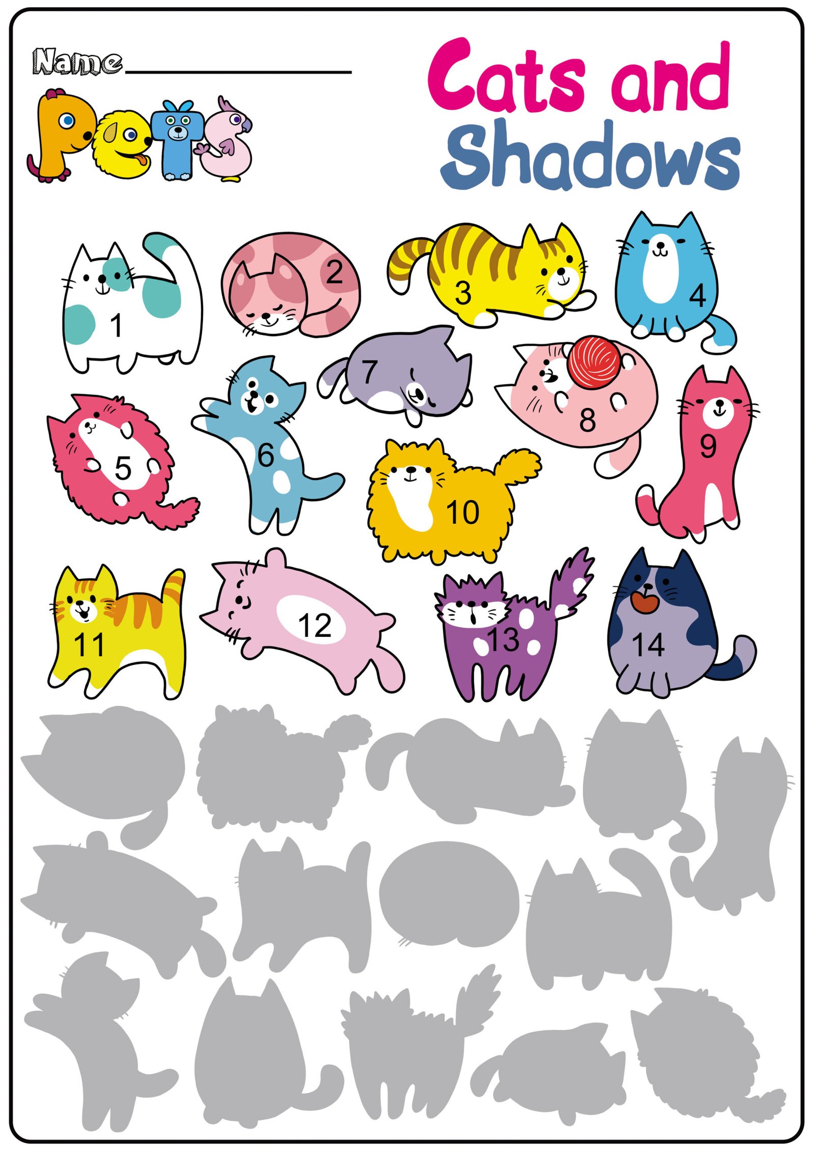 Pet Worksheets and Activities for Kindergarten | TeachersMag.com