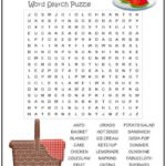 Picnic Time Word Search Puzzle | Print it Free