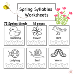 Spring Syllables Worksheets | Made By Teachers