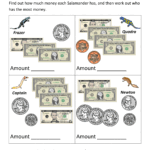 Money Worksheets Printable Money Worksheets to $10