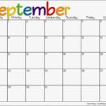 Printable Monthly Calendar September – Printable World Holiday