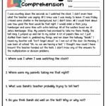 Reading Comprehension Story With Questions Worksheets 13 Short Story Reading Comprehension Worksheets – Free PDF at …