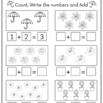 Spring Addition 1-10 Worksheets | Made By Teachers