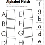 Summer Cut And Paste Letter Matching Worksheets Summer Alphabet Match – Cut and Paste | Made By Teachers