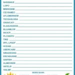 Summer Word Scramble with Answers – Free Summer Printable for Kids