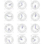 Telling Time Analog Clock Worksheets Teach Child How To Read: Analog Clock Printable Worksheets