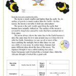 The moon reading for detail (dee…: English ESL worksheets pdf & doc