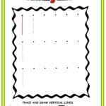 Tracing Vertical Lines Worksheets | Name Tracing Generator Free