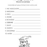 Winter Word Scramble (Free Worksheet!) | Squarehead Teachers
