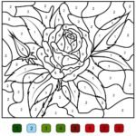 Color by Number Coloring Pages – 100 Printable Coloring Pages
