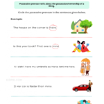 Possessive Pronouns Worksheets Possessive Pronouns Worksheets for Grade 1 – Kidpid