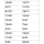 Dodging Tables worksheet | Live Worksheets